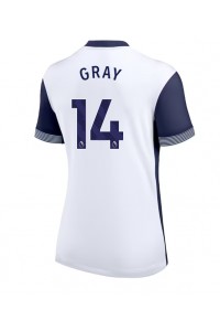 Tottenham Hotspur Archie Gray #14 Voetbaltruitje Thuis tenue Dames 2024-25 Korte Mouw